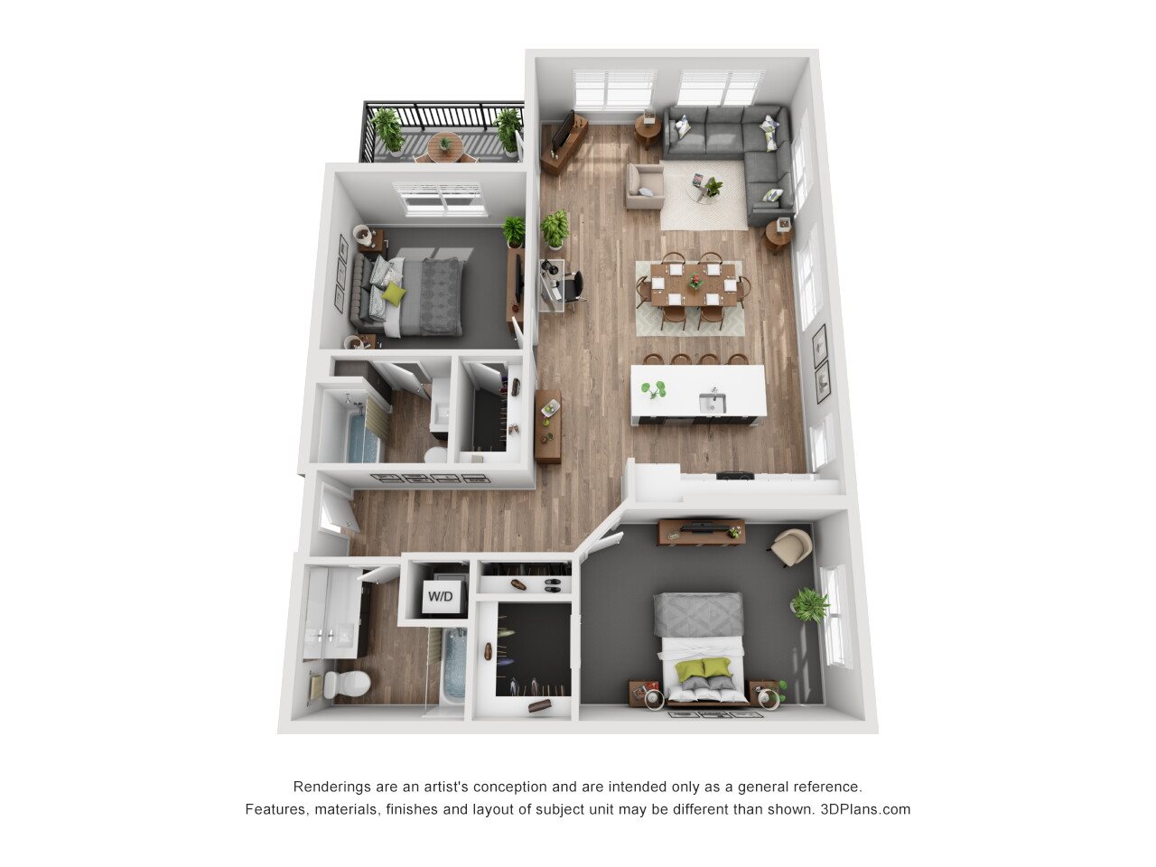 Anthology_Unit K 3D Floor Plan Anthology_Unit K 3D Floor Plan